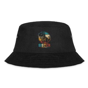 Sister Dino SisterSaurus Dino Sister - Bucket Hat - black - Front - Lela (165cm)