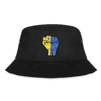 Drapeau Ukraine - je soutiens l'ukraine - Bob - noir - Devant - Lela (165cm)