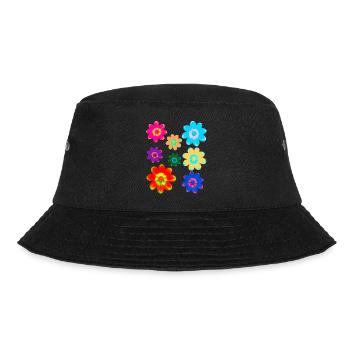 Fleur, vrille de fleur, fleurs, floral, fleurs, floral - Bob - noir - Devant - Lela (165cm)