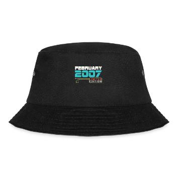 February 2007 - Birthday in February - Bucket Hat - black - Front - Lela (165cm)