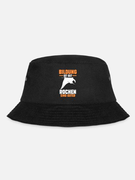 Rochen Mantarochen - Bucket Hat - Schwarz