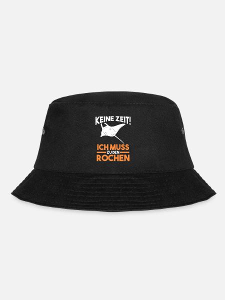 Rochen - Bucket Hat - Schwarz