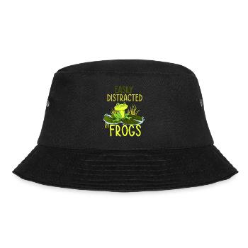 Frosch - Bucket Hat - Schwarz - Vorne - Lela (165cm)