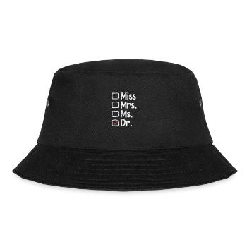 Doctor Medicine Doctor Doctor Physician Assistant Gift - Bucket Hat - black - Front - Lela (165cm)