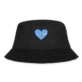 Amour-cœur-autisme-conscience-autiste - Bob - noir - Devant - Lela (165cm)