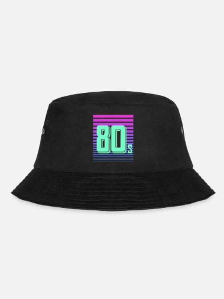 neon - Bucket Hat - Schwarz