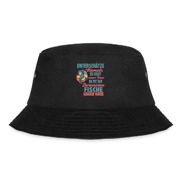Sternzeichen Fische - Bucket Hat - Schwarz - Vorne - Lela (165cm)