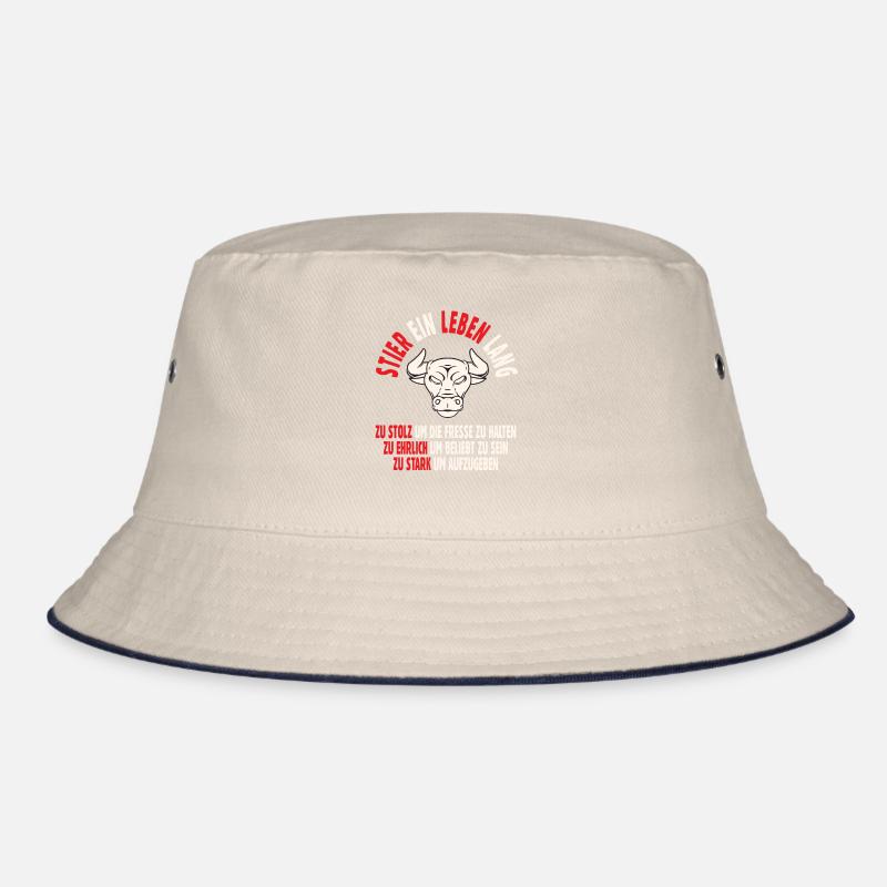 Sternzeichen Stier Bucket Hat