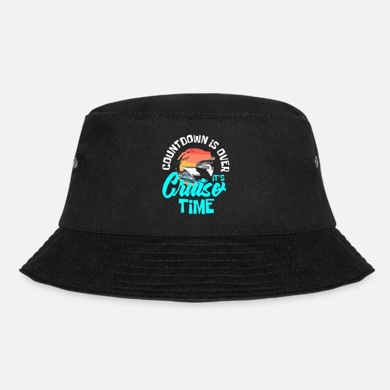Kreuzfahrt, Schiffe, Urlaub Auf Einem Schiff - Bucket Hat - Schwarz