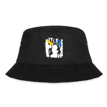Ukraine | No war - Bucket Hat - black - Front - Lela (165cm)