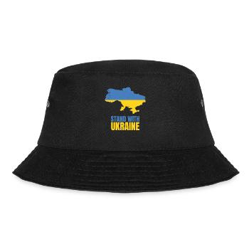 Stand avec Ukraine Vintage Ukraine Flag - Bob - noir - Devant - Lela (165cm)