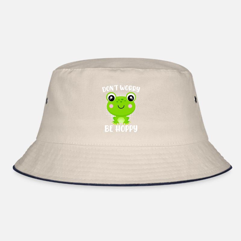 Don't worry be Hoppy Frosch Kinder Bucket Hat
