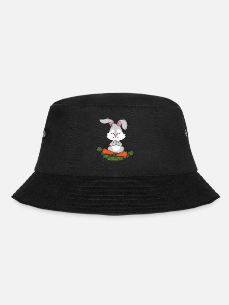 Lapin Méditez Cadeau Femmes Bunny Yoga - Bob - noir