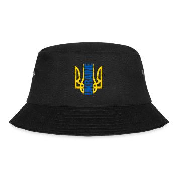 Ukraine Leute Geschenke - Bucket Hat - Schwarz - Vorne - Lela (165cm)