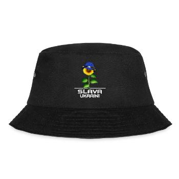 slava ukraini stand with ukraine free kiev - Bucket Hat - black - Front - Lela (165cm)