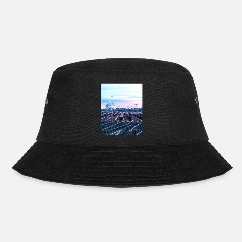 Bahnhof - Bucket Hat - Schwarz