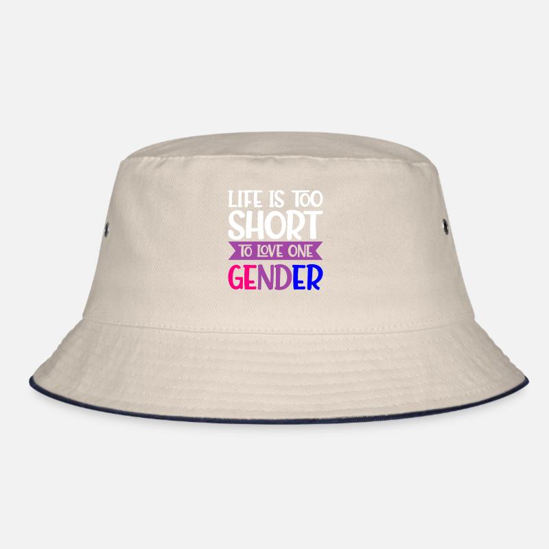 Bisexual Bisexual Flag LGBT Bucket Hat