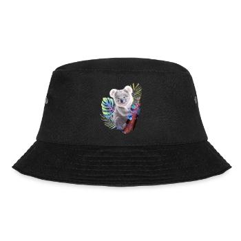 Koala bear - Bucket Hat - black - Front - Lela (165cm)