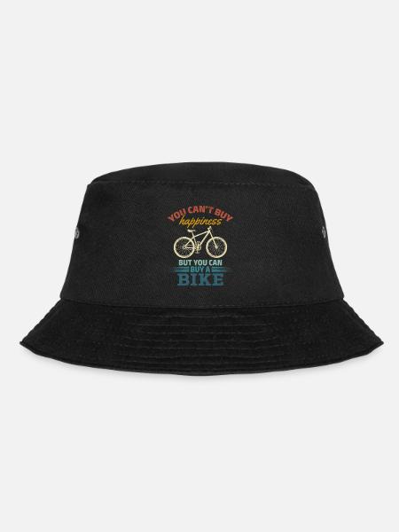 Mountainbike Sie können kein Glück kaufen, aber - Bucket Hat - Schwarz