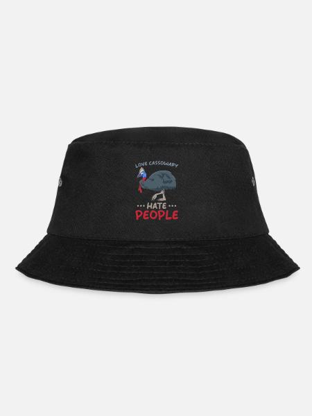 Cassowary - Bucket Hat - black