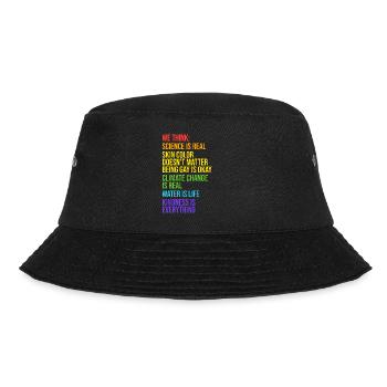 LGBT Gay Support LGBTQ Gift - Bucket Hat - black - Front - Lela (165cm)