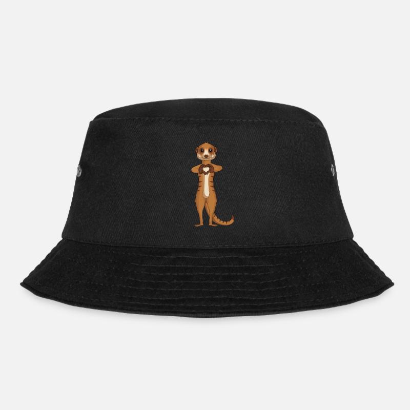 Suricates Chers Enfants Filles Dames - Bob - noir