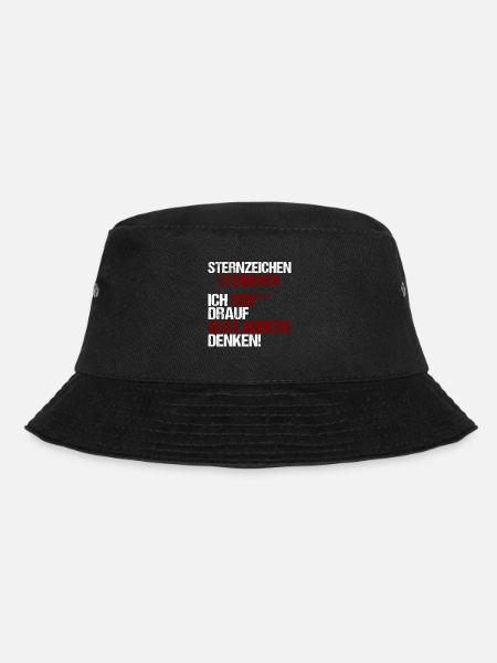 Sternzeichen Steinbock - Bucket Hat - Schwarz