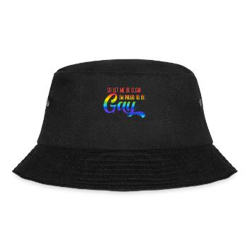 Gay Pride Homosexuell Pride Geschenk - Bucket Hat - Schwarz - Vorne - Lela (165cm)