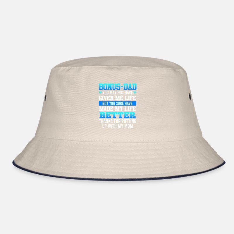 Danke Bonus-dad Stiefvater Dankbarkeit Patchwork Bucket Hat