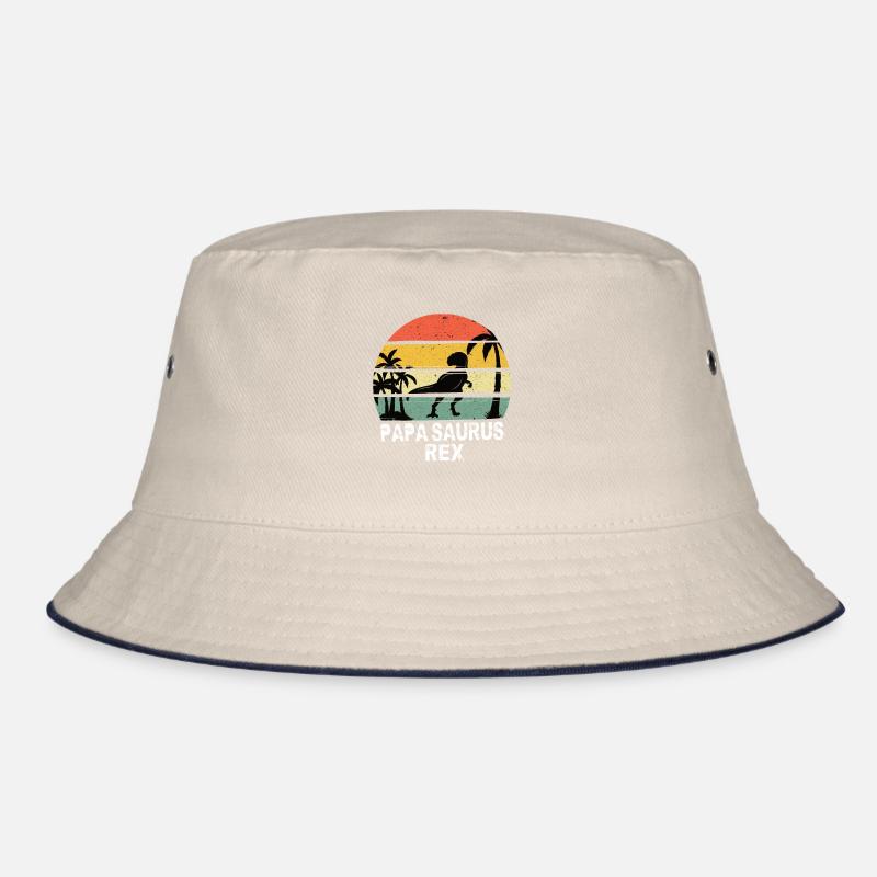 Papa Saurus Rex Bucket Hat