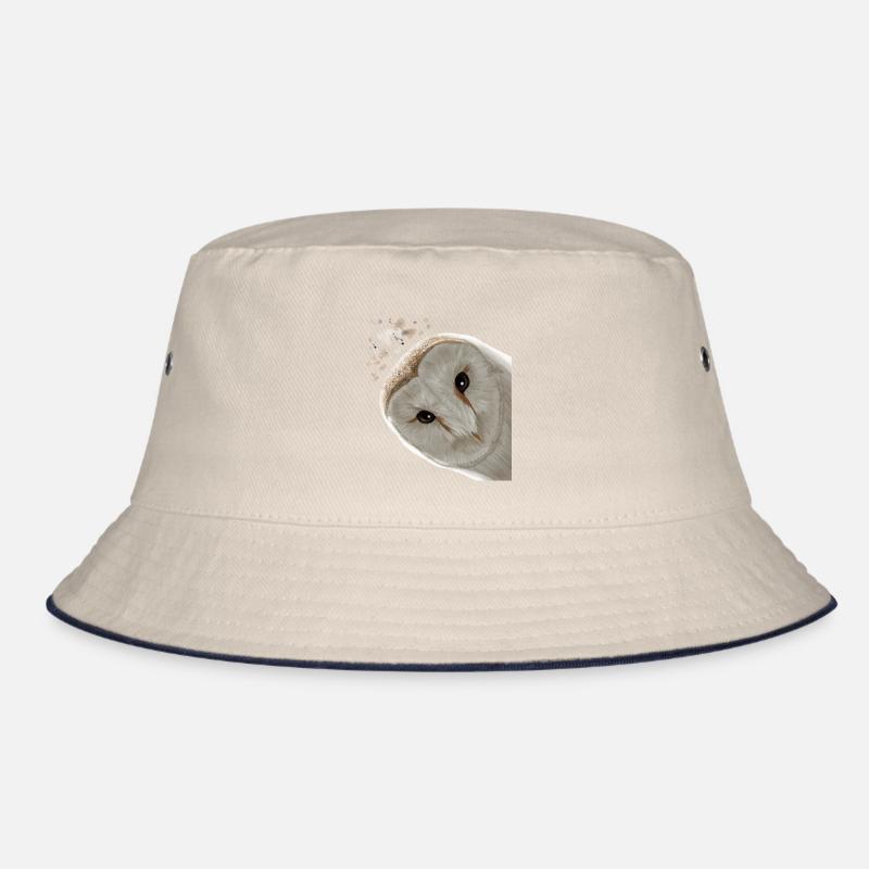 Funny Curious Owl Bucket Hat