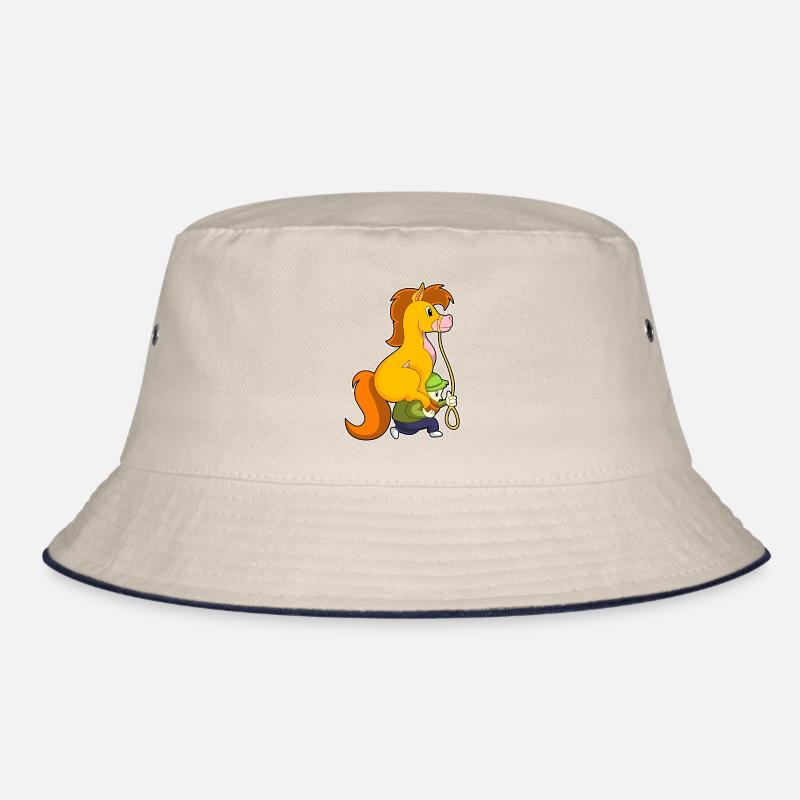 Pferd mit Junge Bucket Hat
