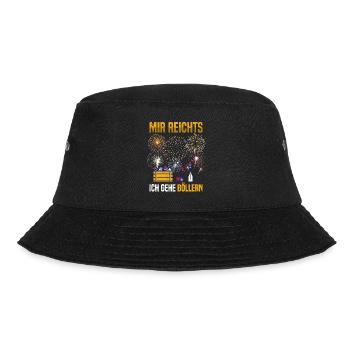 Pyrotechniker mir reichts Böllern Pyrotechnik - Bucket Hat - Schwarz - Vorne - Lela (165cm)