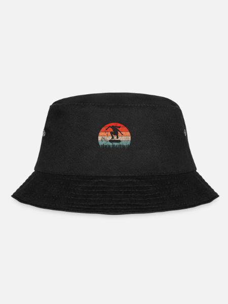 Skateboard Skater Girl Skate Skaten Geschenk - Bucket Hat - Schwarz