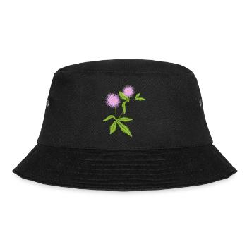 Mimosa plant with its sensitive leaves - Bucket Hat - black - Front - Lela (165cm)