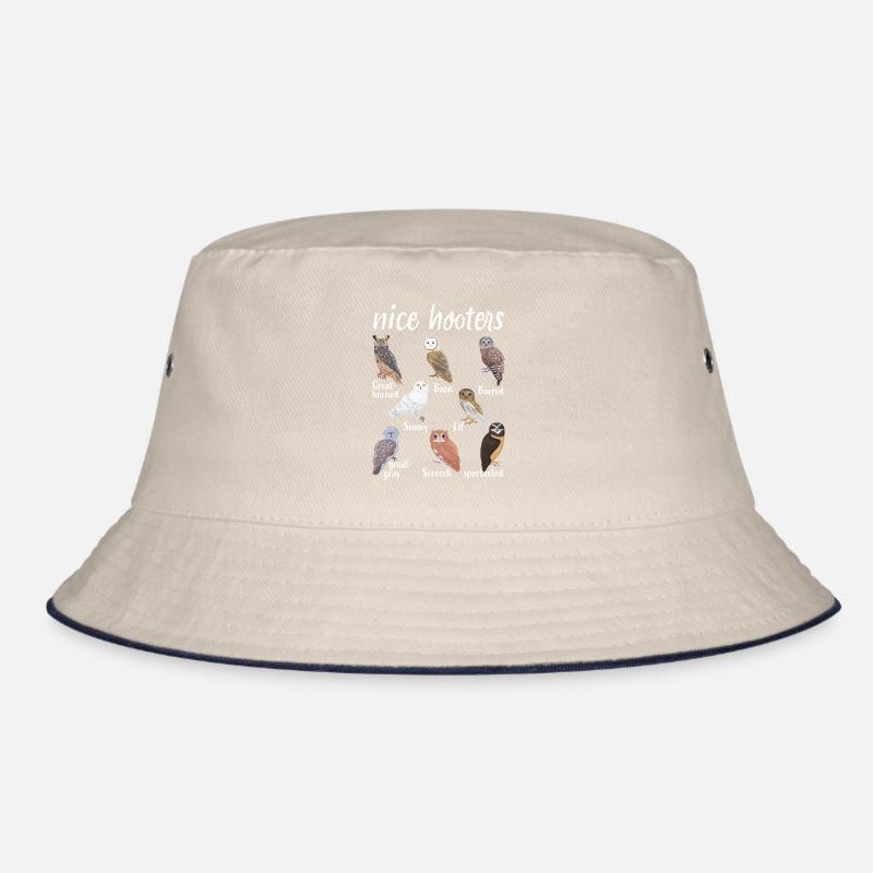 Nice Hooters Owl Bird Lover Pun Gift Bucket Hat