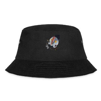 Neugieriger Vogel Papageientaucher - Bucket Hat - Schwarz - Vorne - Lela (165cm)