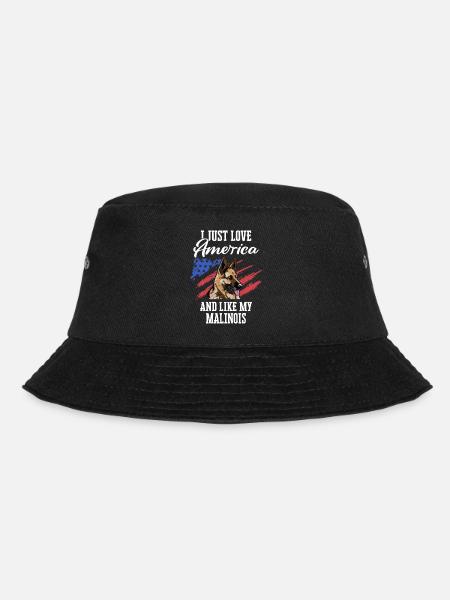 Malinois Hund - Bucket Hat - Schwarz