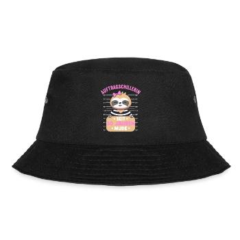 Auftragschiller 30 Jahre 30. Geburtstag Faultier - Bucket Hat - Schwarz - Vorne - Lela (165cm)