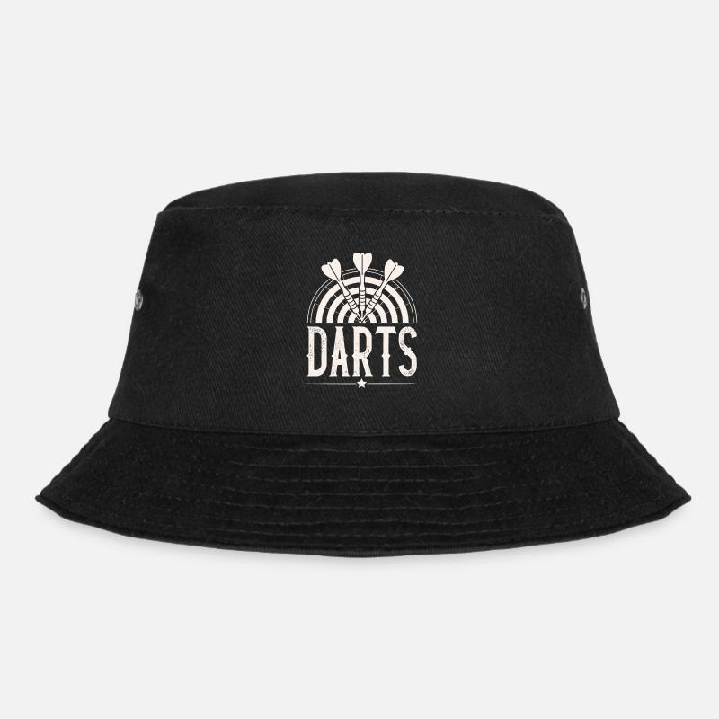 Dart Darten Darts - Bucket Hat - Schwarz