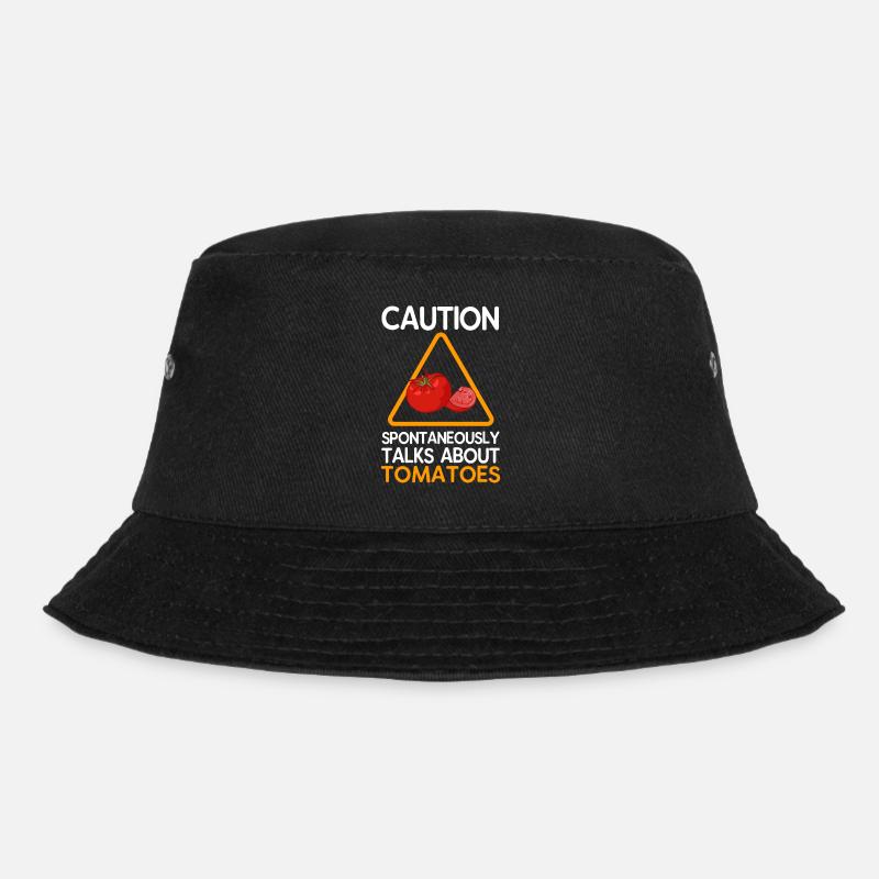 Gemüsegarten Tomate Geschenk - Bucket Hat - Schwarz