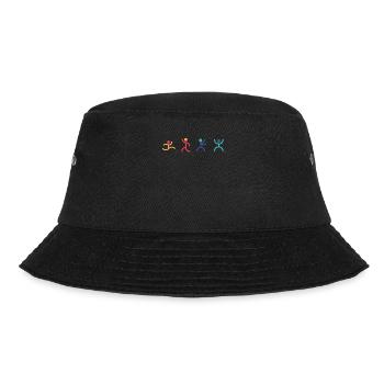 Sportlehrer Turnen Gymnastik Sport Trainer - Bucket Hat - Schwarz - Vorne - Lela (165cm)