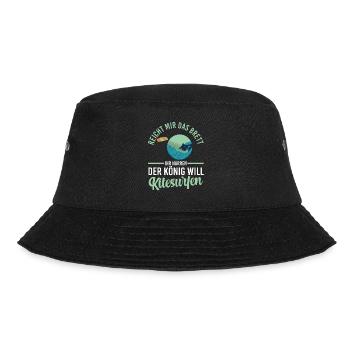 Kitesurfen - Bucket Hat - Schwarz - Vorne - Lela (165cm)