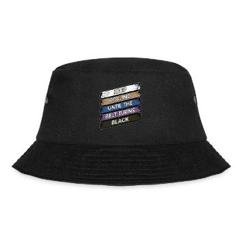 BJJ Black Belt - Bucket Hat - black - Front - Lela (165cm)