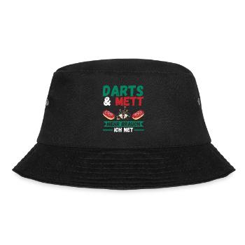 Darts Mett Dart - Bucket Hat - Schwarz - Vorne - Lela (165cm)