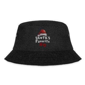 Santa's Favorite Ho Funny Girls Christmas - Bucket Hat - black - Front - Lela (165cm)