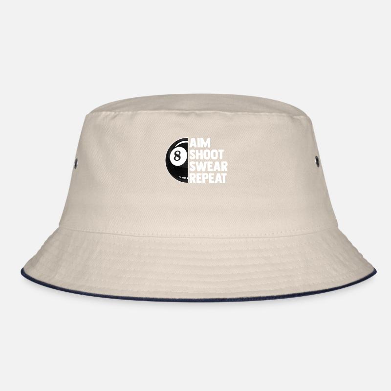 Billard 8-Ball Bucket Hat