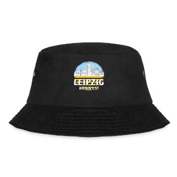 LEIPZIG KANN ES - Bucket Hat - Schwarz - Vorne - Lela (165cm)