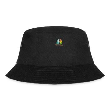 Rose head I Inseparable motif for - Bucket Hat - black - Front - Lela (165cm)