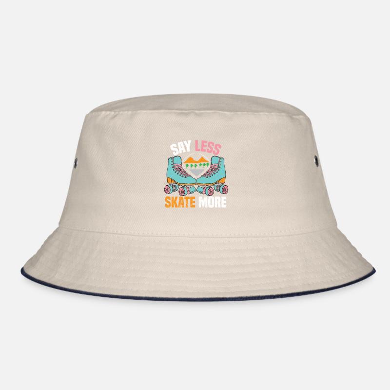 Rollerskate Rollerskating Skating Rollerblades Bucket Hat